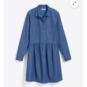 Small NWT Draper James Chambray Shirt Dress